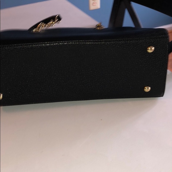 Anne Klein Black and Gold Handbag - Picture 6 of 8